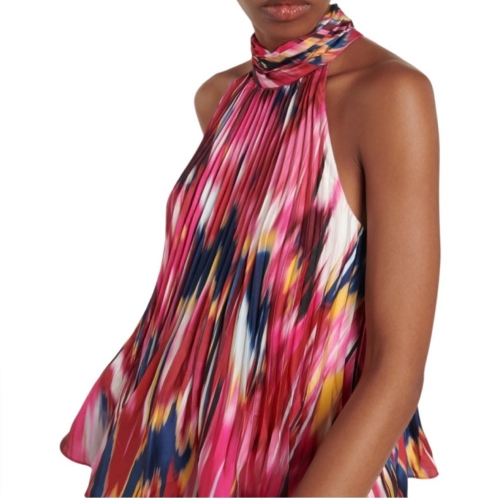 Simkhai Yasenia Flared Sleeveless Blouse Size Medium